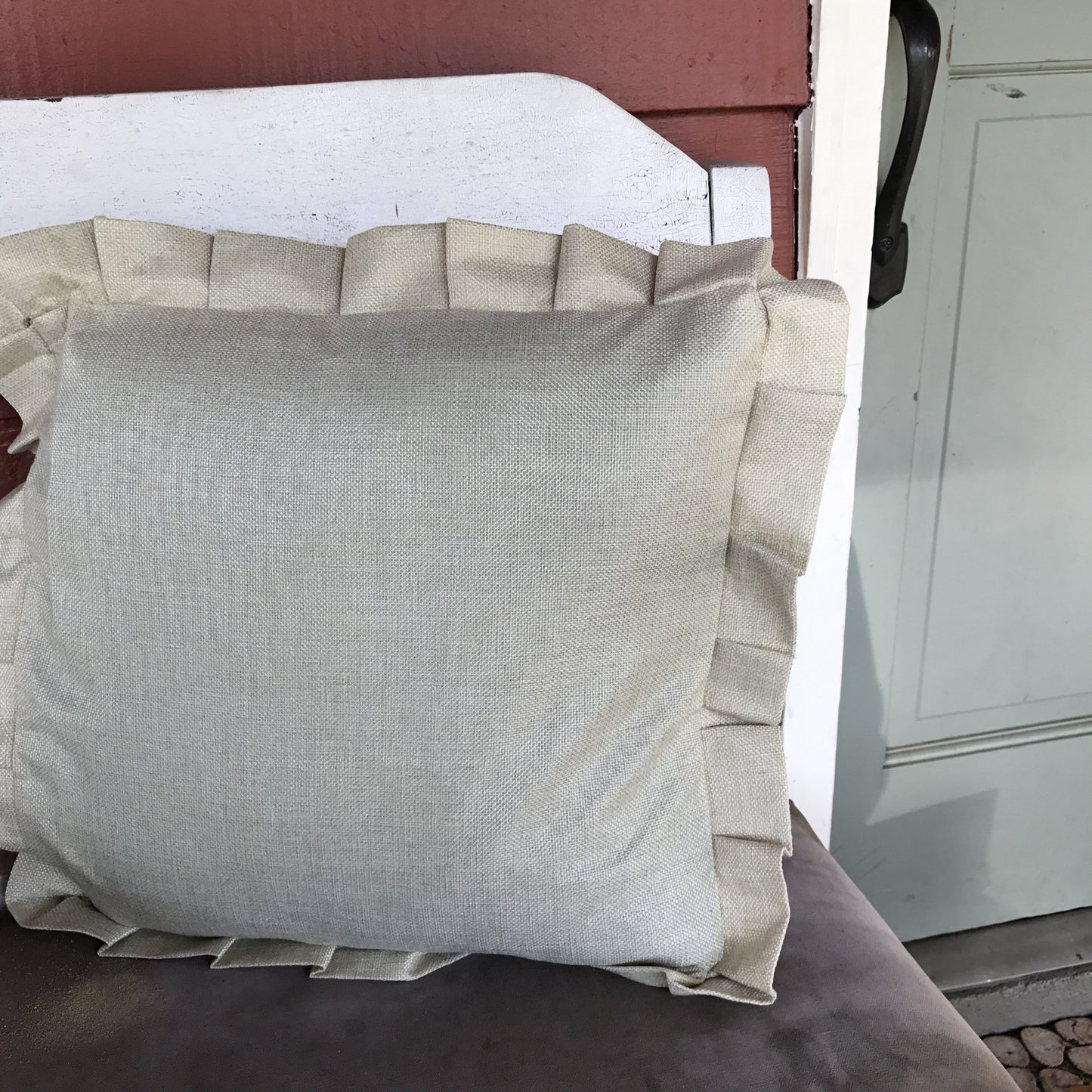Pillow Case: Soft Burlap